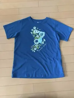 mont-bellお花と鳥プリント 半袖Tシャツ