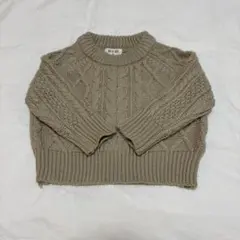 RAT-A-TATR キッズ ニット セーター 80サイズ ベージュ