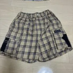 LOVE RABBY チェック柄 カーゴハーフパンツ