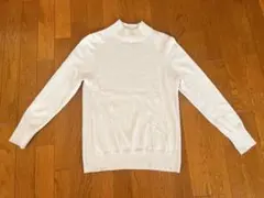 ALPHA CUBIC パステルピンク ハイネックニット