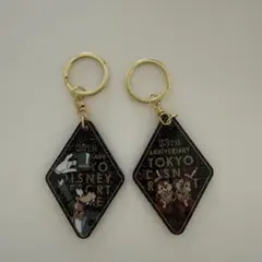 ディズニーストア舞浜25周年シークレットキーチェーン　グーフィー チップとデール