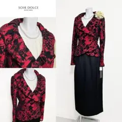 ◎当日発送可能【新品】東京ソワール　ソワールドルチェ　セレモニー　9号　赤黒