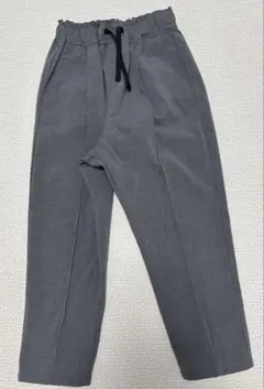 GLOBAL WORK キッズ　センタープレスクロップドパンツ　120のサムネイル
