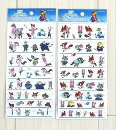 ズートピア 4サイズシール 2シートセット