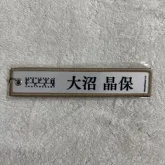 櫻坂46 ネームタグキーホルダー　5th anniversary 大沼晶保