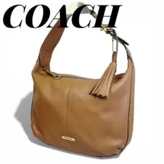 COACH コーチ ワンショルダーバッグ ブラウン レザー