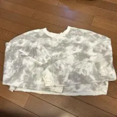 Bershka タイダイ 長袖Tシャツ クロップド丈