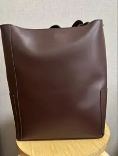 RANDEBOO ブラウンレザーショルダーバッグ