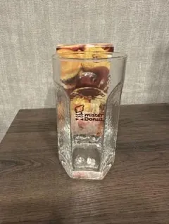 ミスタードーナツ グラス ドーナツデザイン　ミスド　ロゴ　コップ