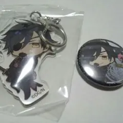 燭台切　刀剣乱舞　アニカフェ　アクリルキーホルダー　缶バッジ