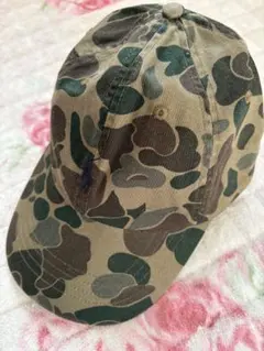 ポロラルフローレン カモフラ柄トラッカーキャップ