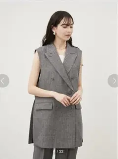 【Mila Owen】サイドスリットテーラードベスト