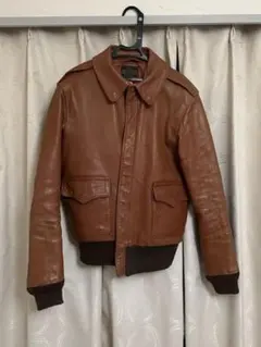 (希少) THE FEW A2 THE FEW(ザフュー) / A2/フライトジャケット/38/馬革/BRW/無地