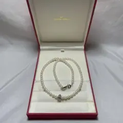 田崎真珠 TASAKI SHINJU ベビーパールネックレス シルバー チャームのサムネイル