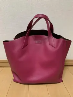 FURLA ピンク レザートートバッグ
