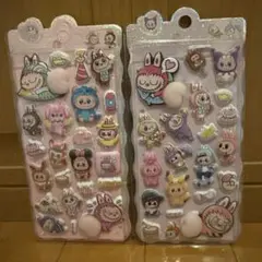 2点セット ラブブ シールおしりぷにぷにシール　マシュマロシール