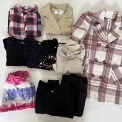 女の子 キッズ ワンピース アウター コート Tシャツ ズボン まとめ売り