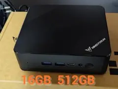 【訳あり】Minisforum UN100P ミニPC 16GB 512GB
