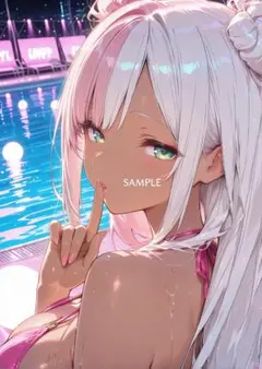 湊あくあ 等身大タペストリー 白スクver ホロライブ - メルカリ