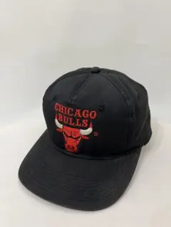 【90s NBA vintage】シカゴ・ブルズ キャップ ブラック