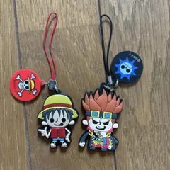 ONE PIECEワンピースルフィとキッドストラップセットのサムネイル