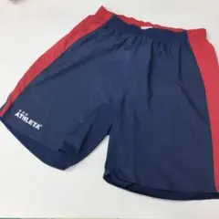 アスレタ ATHLETA ゲームパンツ グレー ネイビー レッド Lサイズ