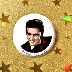 昭和レトロバッジ　エルビスプレスリー　　　　超レアなバッジです