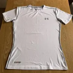 UNDER ARMOUR HeatGear シャツ ホワイト　SMのサムネイル