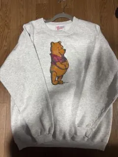 Hanes くまのプーさんスウェット古着のサムネイル