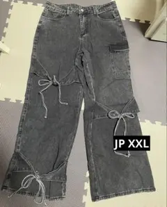 ROMWE リボンデニム