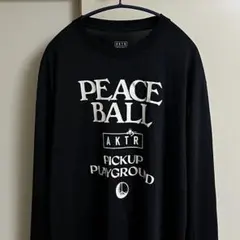 AKTR×スラムダンク ロングTシャツ ブラック AKTR（アクター） スラムダンク ロンT 長袖Tシャツ L（実寸日本人M位