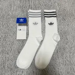 adidas GLT CREW SCK ホワイト ソックス L