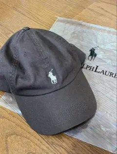 ポロ ラルフ ローレン ブラウンキャップ