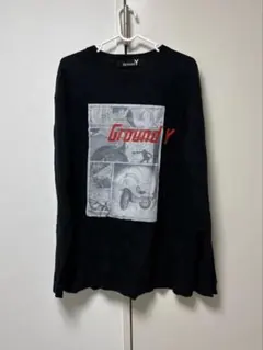 Ground Y石ノ森章太郎⽣誕80周年記念コラボ 仮面ライダー　ロンT 黒のサムネイル