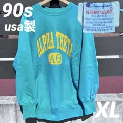 90s チャンピオン リバースウィーブ 刺繍タグ　ビンテージ usa製 レア