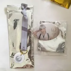 舞台 刀剣乱舞 刀ステ 大演練 鶴丸国永 健人 リボンバンド 缶バッジ