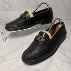 Salvatore Ferragamo フェラガモ ガンチーニ 黒 6 本革のサムネイル