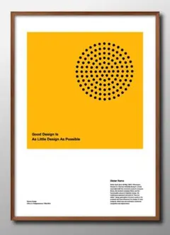 11773■A3アートポスター 『ディーター・ラムス』 絵画　マット