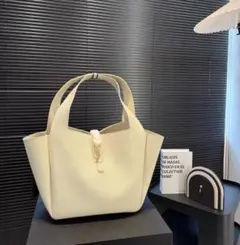 ライトブルー・グレー異素材ワイドデニムパンツ