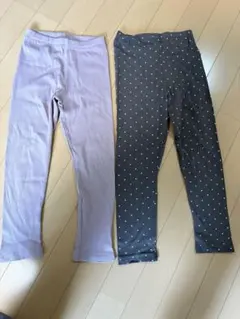 美品　西松屋　レギンス　2枚セット　120