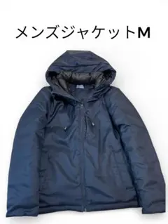 NAVY メンズジャケットフード付き　ポケット3個 暖かい　Mサイズ
