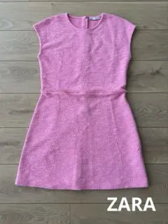 ZARA ピンク ミニワンピース