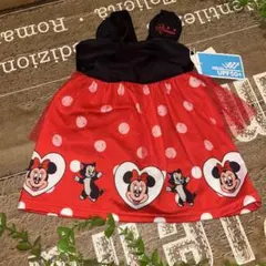 ディズニーベビー水着　ワンピース水着　ミニーちゃん水着　女の子水着