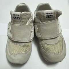 New Balance 574 キッズシューズ ベルクロ15.5cm