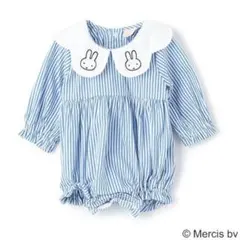 petit main プティマイン ミッフィー ロンパース 長袖 70 春 夏