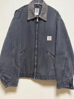 超スペシャル カーハート デトロイトジャケット ブラック　キルティングXL