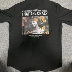 Mossimo 半袖シャツ バックプリント ブラック M