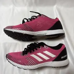 adidas ADIZERO RC ランニングシューズ ピンク 25.5cm