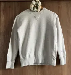 Champion ライトグレー クルーネック トレーナー　レディースサイズS