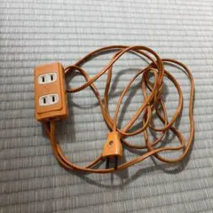 昭和レトロ 延長コード National オレンジ 5m WH2363YP - メルカリ